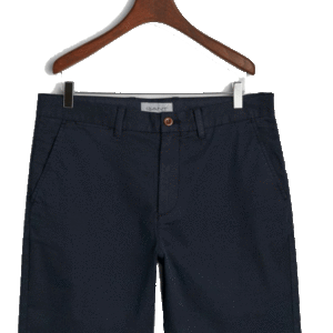 Gant Regular Fit Dobby Chino Shorts Evening Blue