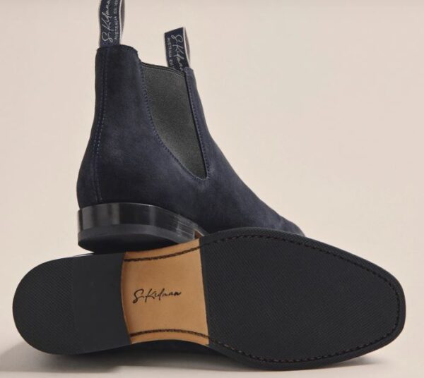 Kidman Durham Navy Suede Boots - Image 2