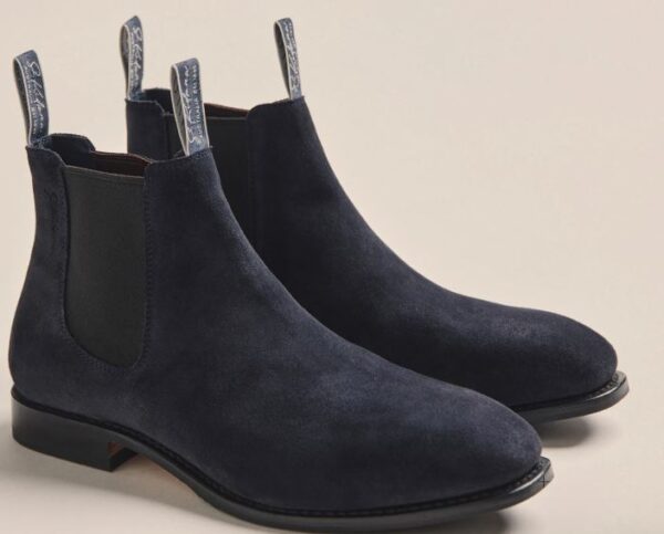 Kidman Durham Navy Suede Boots - Image 3