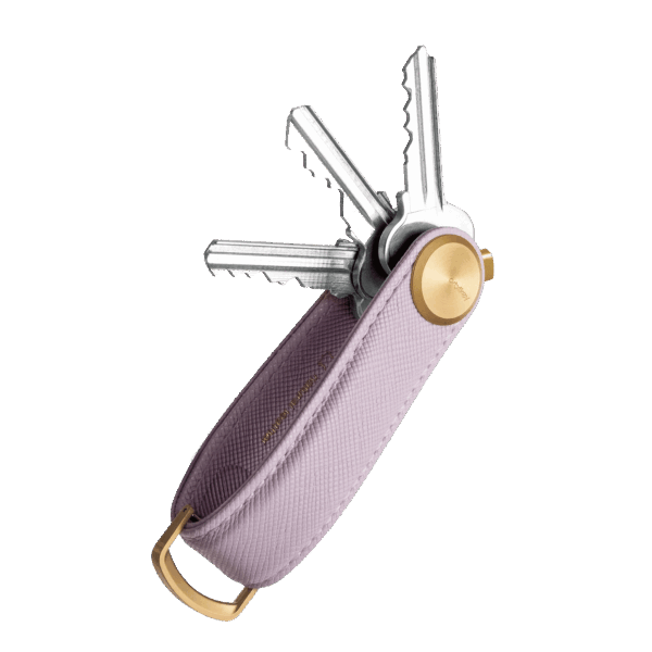 Orbitkey Key Organizer Pro Lilac Saffiano Leather