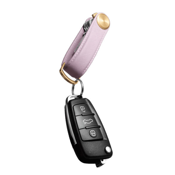 Orbitkey Key Organizer Pro Lilac Saffiano Leather - Image 2