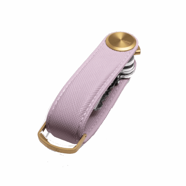 Orbitkey Key Organizer Pro Lilac Saffiano Leather - Image 3