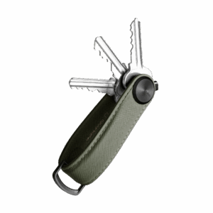 Orbitkey Key Organizer Pro Olive Saffiano Leather