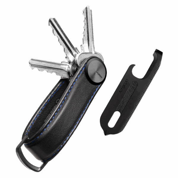 Orbitkey Key Organizer Pro +Multi Tool V2 Black Blue Gift Pack - Image 2