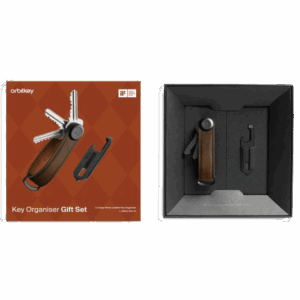 Orbitkey Crazy Horse Key Organizer+Multi Tool V2 Oak Brown Gift Pack